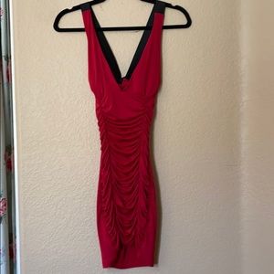 Fun red party dress